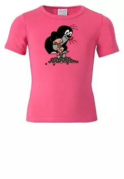 Футболка LOGOSHIRT Der kleine Maulwurf, розовый
