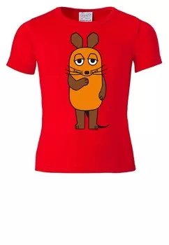 Футболка LOGOSHIRT Die Maus, красный