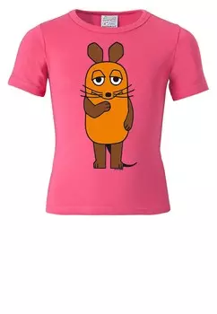 Футболка LOGOSHIRT Die Maus, розовый