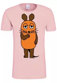 Футболка Logoshirt Die Sendung mit der Maus, розовый