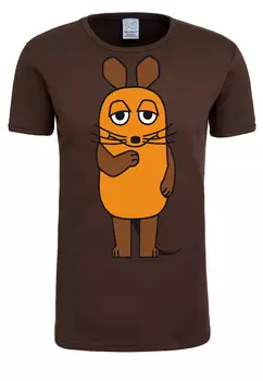 Футболка Logoshirt Die Sendung mit der Maus, коричневый