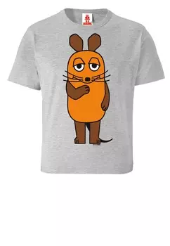 Футболка LOGOSHIRT Die Sendung mit der Maus - Maus, серый