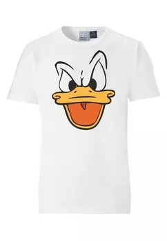 Футболка LOGOSHIRT Donald Duck, белый