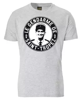 Футболка Logoshirt Gendarm von St Tropez, цвет grau-meliert