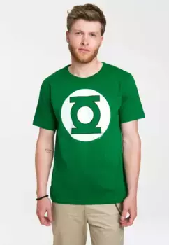Футболка Logoshirt "Green Lantern Logo - DC - My Power", с крутым принтом, белый