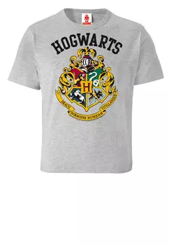 Футболка Logoshirt Hogwarts, цвет grau meliert