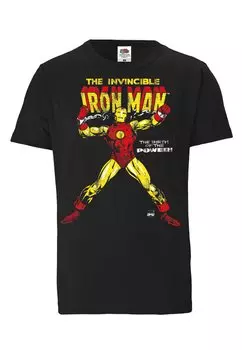 Футболка Logoshirt Iron Man The Birth Of The Power, черный