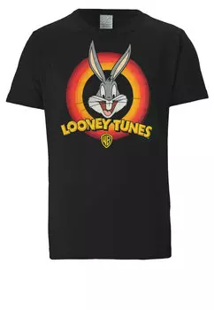 Футболка Logoshirt Looney Tunes – Bugs Bunny Logo, черный