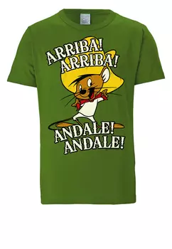 Футболка Logoshirt Looney Tunes Speedy Gonzales, светло-зеленый