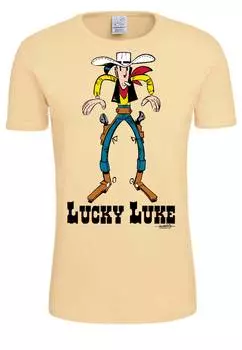 Футболка Logoshirt Lucky Luke, бежевый