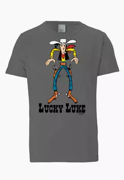 Футболка Logoshirt Lucky Luke, серый