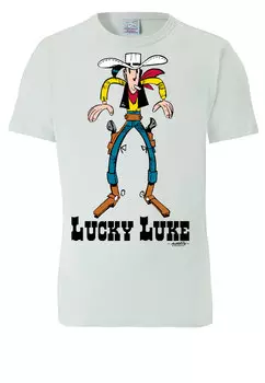 Футболка Logoshirt Lucky Luke, светло-синий