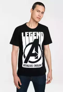 Футболка Logoshirt "Marvel - Avengers Endgame Legend" с принтом "Мстители: Финал", черный
