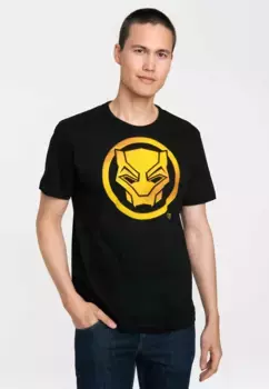Футболка Logoshirt "Marvel — Black Panther Logo" Logoshirt Black Panther, черный