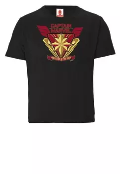 Футболка LOGOSHIRT Marvel Comics, черный