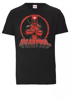 Футболка Logoshirt Marvel Comics Deadpool, черный