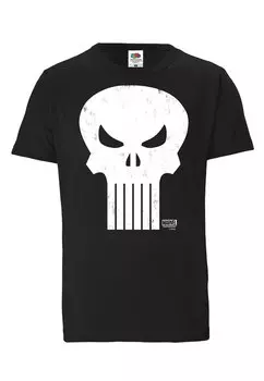 Футболка Logoshirt Marvel Comics Punisher, черный