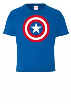 Футболка LOGOSHIRT Marvel Comics, синий