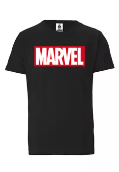 Футболка Logoshirt Marvel Logo, черный