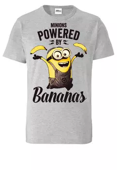 Футболка Logoshirt Minions, цвет grau-meliert