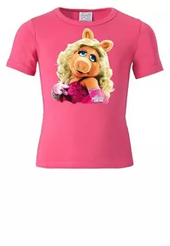 Футболка LOGOSHIRT Miss Piggy - Portrait, розовый