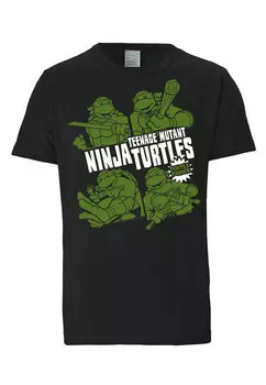Футболка Logoshirt Ninja Turtles Turtle Power, черный