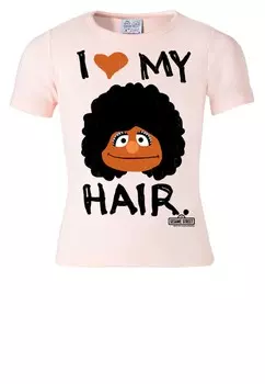 Футболка LOGOSHIRT, пастельно-розовый