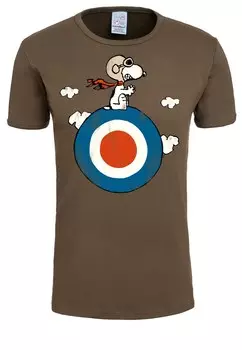 Футболка Logoshirt PEANUTS, оливковый