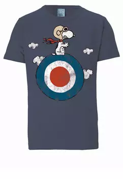 Футболка Logoshirt Peanuts Snoopy, синий