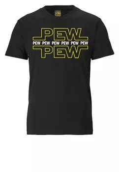 Футболка Logoshirt Pew Pew, черный