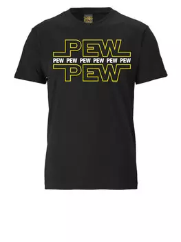 Футболка Logoshirt Pew Pew, черный