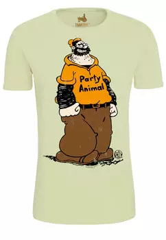 Футболка Logoshirt Popeye – Brutus Party Animal, зеленый