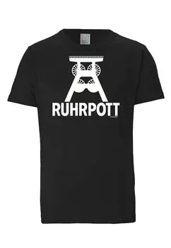 Футболка Logoshirt Ruhrpott Logo, черный