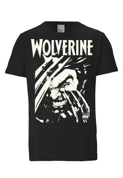 Футболка Logoshirt s Marvel Comics Wolverine, черный