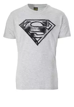 Футболка Logoshirt, серый/пестрый серый