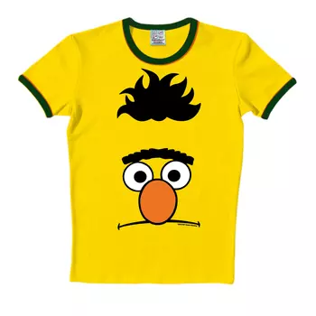 Футболка Logoshirt Sesamstrae Bert Gesicht, желтый