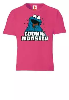 Футболка Logoshirt Sesamstrae Krmelmonster, розовый