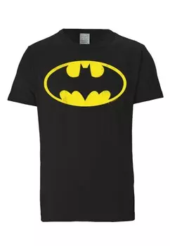 Футболка LOGOSHIRT Shirt Batman - Logo, черный