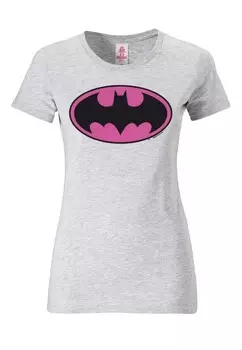 Футболка LOGOSHIRT Shirt Batman, пятнистый серый