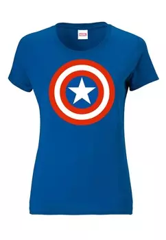 Футболка LOGOSHIRT Shirt Captain America, синий