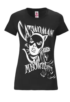 Футболка LOGOSHIRT Shirt Catwoman, черный