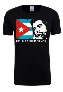 Футболка LOGOSHIRT Shirt Che - Cuban Flag, черный