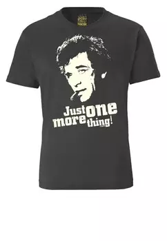 Футболка LOGOSHIRT Shirt Columbo - Just One More Thing, темно-серый