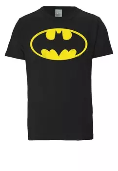 Футболка LOGOSHIRT Shirt DC Comics - Batman Logo, черный