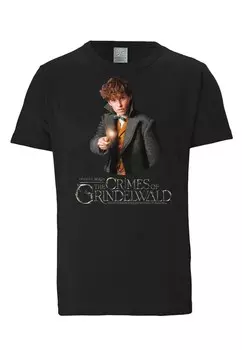 Футболка LOGOSHIRT Shirt Fantastic Beasts – Newt Scamander, черный