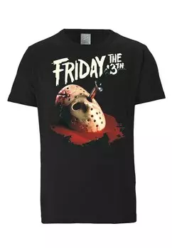 Футболка LOGOSHIRT Shirt Friday the 13th, черный