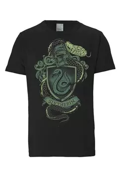 Футболка LOGOSHIRT Shirt Harry Potter - Slytherin, черный