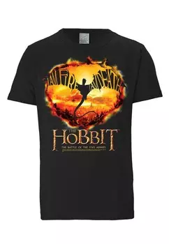 Футболка LOGOSHIRT Shirt Hobbit - I Am Fire I Am Death, черный