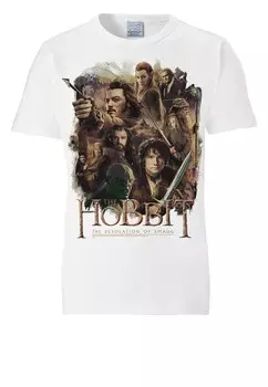 Футболка LOGOSHIRT Shirt Hobbit - Poster, белый