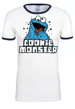 Футболка LOGOSHIRT Shirt Krmelmonster, белый